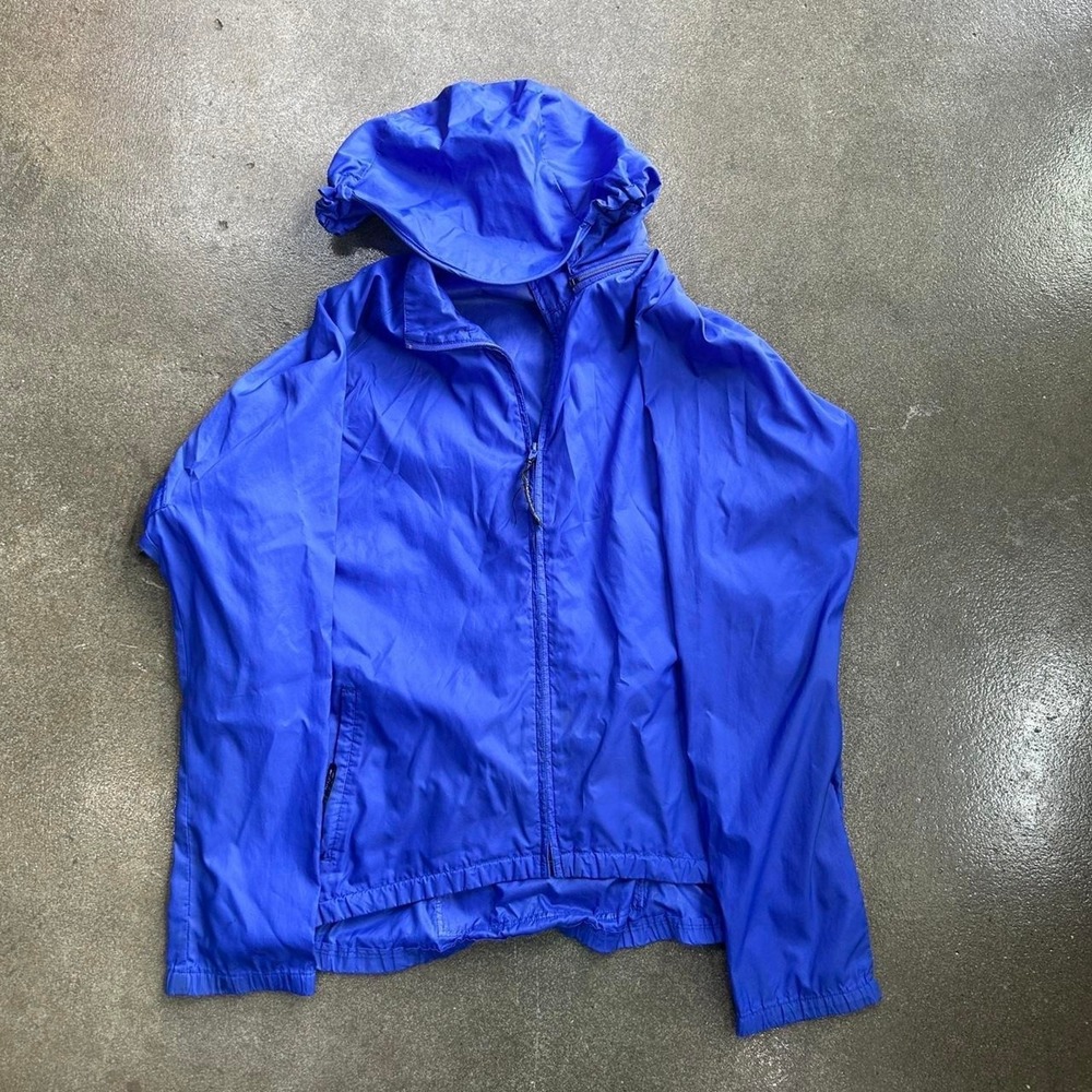 Vintage Performance Bike Blue Large Lightweight Cycling Windbreaker Jacket